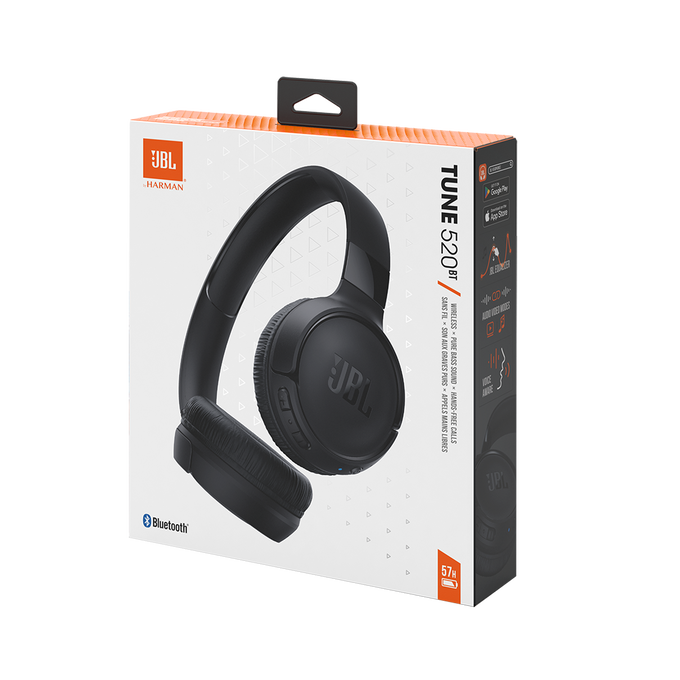 JBL Tune 520BT - Black - Wireless on-ear headphones - Detailshot 10 image number null